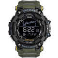 Mens Watch Military Water resistant SMAEL Sport watch Army led Digital wrist Stopwatches for male 1802 relogio masculino Watches.