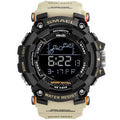 Mens Watch Military Water resistant SMAEL Sport watch Army led Digital wrist Stopwatches for male 1802 relogio masculino Watches.