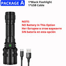 2021 High Bright Power XHP50.2 LED Flashlight Xlamp Aluminum Hunting L2 Waterproof Torch Light Powerful Lanterna By 18650 26650.