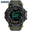 Mens Watch Military Water resistant SMAEL Sport watch Army led Digital wrist Stopwatches for male 1802 relogio masculino Watches.